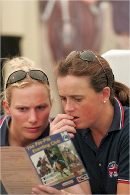 Eventing club - zara and pippa
