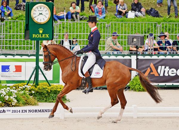 WEG - Chilli's dressage result