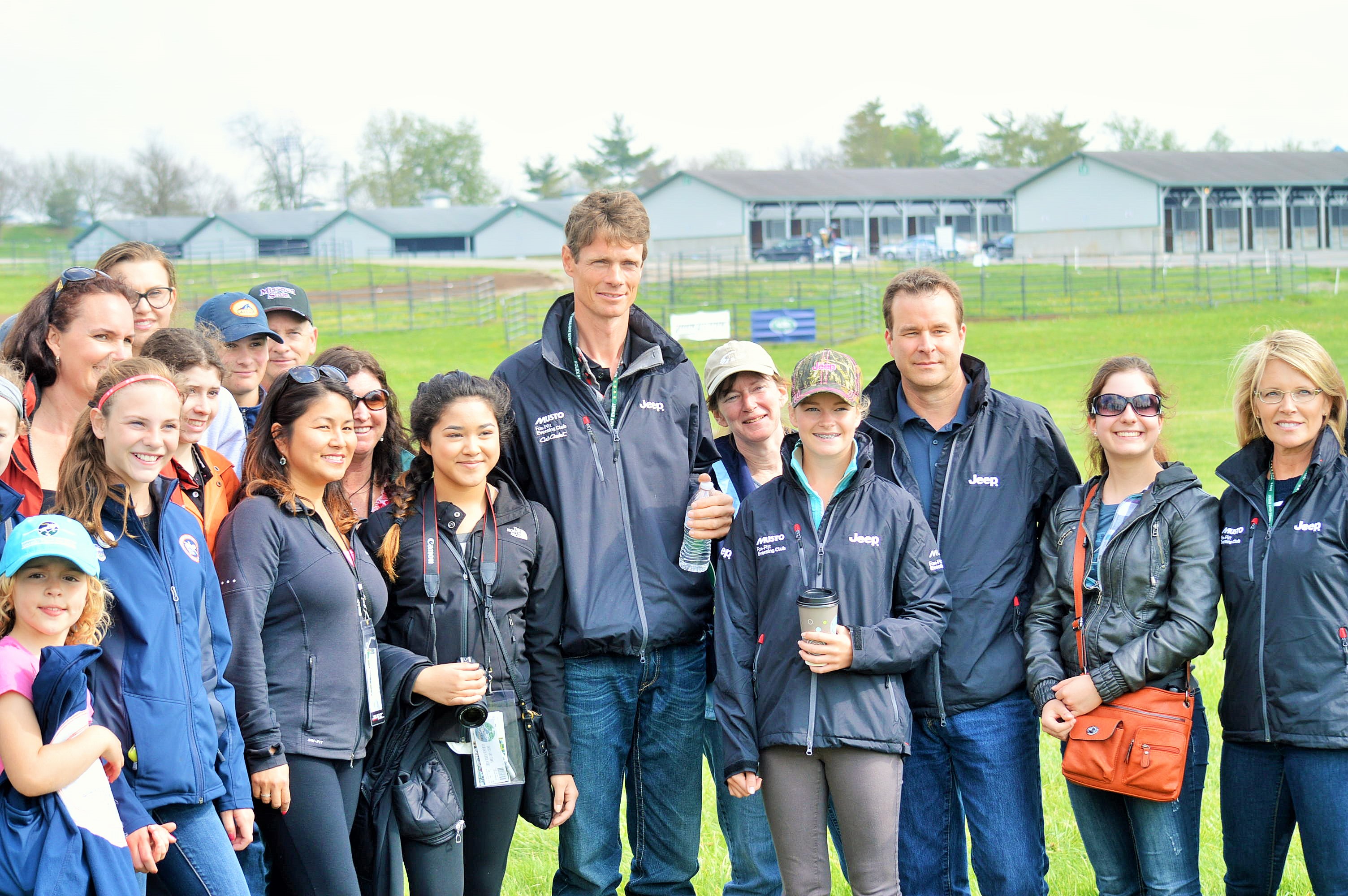 Rolex - Jeep course walk